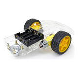 Kit Chassi Duas Rodas Smart Carro Robô Para Projeto Arduino