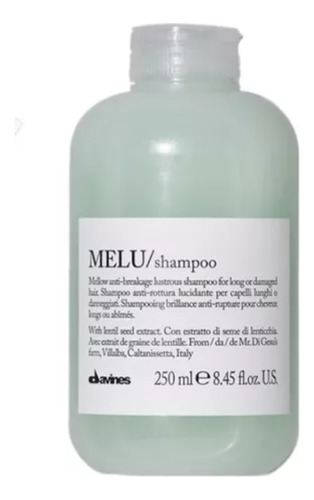 Shampoo Melu Davines Anti-quiebre 250 Ml Cabello Fragil