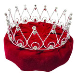 Corona Con Cristales Para Rey, Príncipe, Carnaval