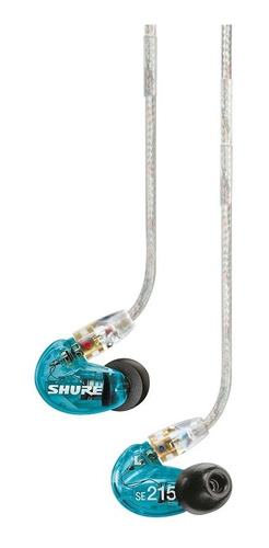 Shure Se215 Auricular Intraural Cable Removible Color Azul