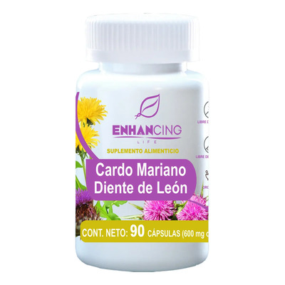 Suplemento en cápsula ENHANCING LIFE Cardo Mariano y Diente de Leon de Fórmula Premium x 75g | Meses sin interés