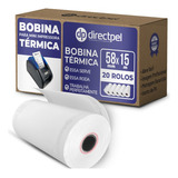 Directpel Bobina 58mm Mini Impressora Térmica - 20 Rolos