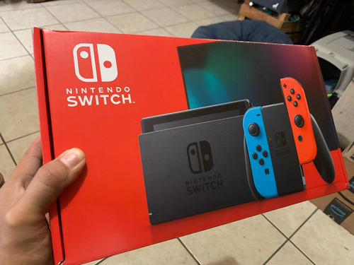 Caja Nintendo Switch Original (solo Caja Con Insertos)