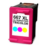 Cartucho Alternativo 667 Xl Color Alta Capacidad-frane