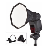 Mini Difusor Softbox Octagonal Flash 20cm Dobrável + Bolsa