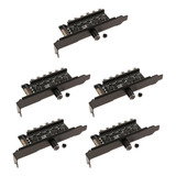 5pcs Case Cpu Cooling Fan Controller Hub