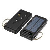 Cargador De Banco De Energía Solar, Batería Solar Portátil