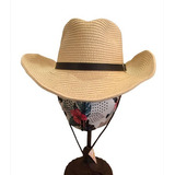 Sombrero Cowboy De Paja Mone Capelina Viscera Gorro Piluso