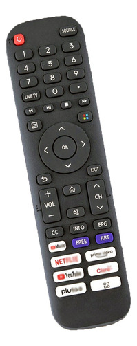 Control Remoto En2130h Para Bgh Noblex Sanyo Jvc Smart Tv