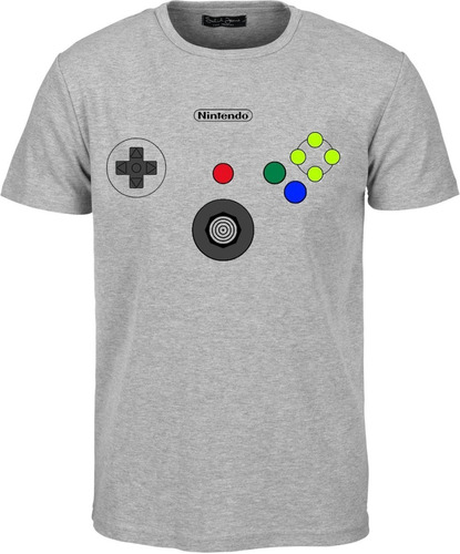 Playera Camiseta Control Nintendo 64 Retro Gamer Ux + Regalo