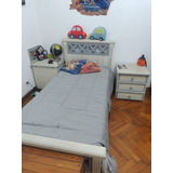 Juego Dormitorio Infantil - Cuna Funcional + 3 Muebles 