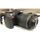 Nikon D3200 Dslr Cor  Preto Com Lente 18-55mm