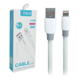 Cable Para iPhone Aitech Pvc Carga Rápida 5a 120w De 1 Metro