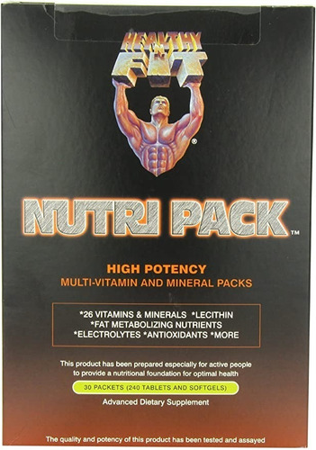 Nutri Pack | Healthy 'n Fit | 30 Packs 3x Fuerte Animal Pak