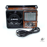 Rádio Vintage Retro Com Usb E Sd A-1088