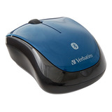 Mouse Verbatim Bluetooth Inalambrico Blue Led Color Azul