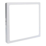 Painel Plafon Luminária Led Sobrepor Quadrado 24w 30x30 Cor Branco Cor Da Luz 3000k Branco Quente 110v/220v