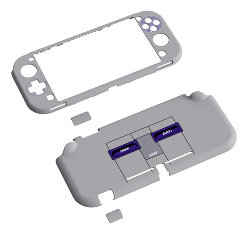 Carcasa Acoplable Para Nintendo Switch Lite Classic Snes
