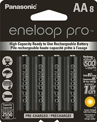 Panasonic Eneloop Pro Baterías Recargables Aa, Precargadas