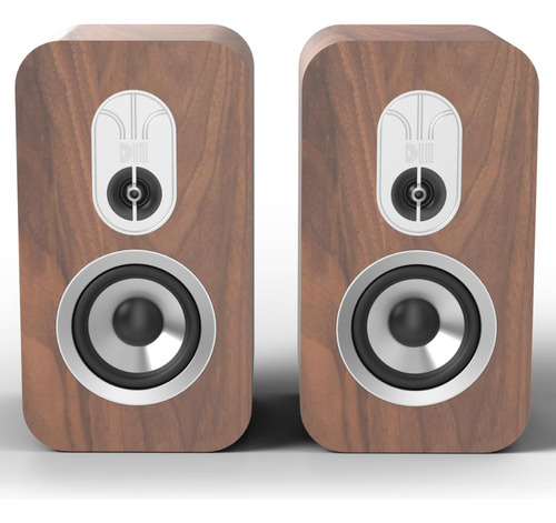 Dum Audio Altavoces Estéreo Pasivos, Acabado De Madera De No