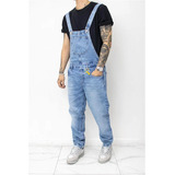 Jardinero De Jeans Hombre Negro 