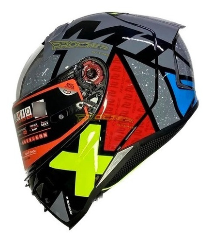 Casco Moto Mt Revenge 2 Certificado Negro Mate - Brillante 