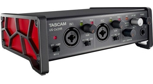 Placa Tascam Us-2x2hr Interfaz De Audio Usb Midi De 2 Canale