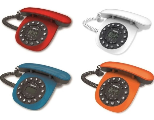 Telefono Con Cable Uniden 8601 Caller Id Altavoz Colores 