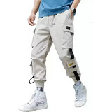 Joggers Hombre Cargo Pantalones Streetwear Estilo Coreano