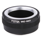 Anillo Adaptador Fotga Para Lente M42 A Cámara Con Montura M