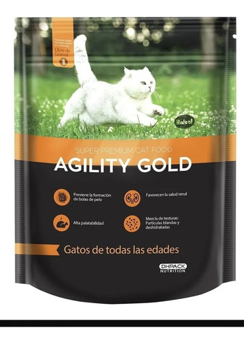 Agility Gold Gatos Adultos 3 Kg