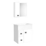 Mueble De Baño Kit Ecco 2 Cajones 1 Puerta 600 Mm