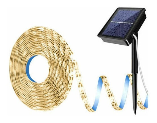 Luz Solar Led Strip Light De 3 M, Luz De Decoração De Jardim