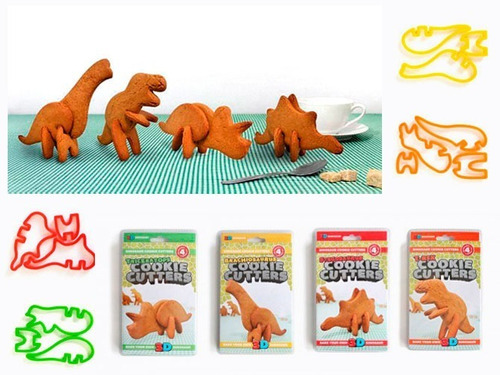 Molde Galleta Dinosaurio 3d Decora Regalo Cumple Candy Bar