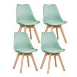 Pack De 4 Sillas Tulip Menta