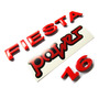 Emblemas Fiesta Power 1.6 Ford Rojo Pega 3m Ford Fiesta