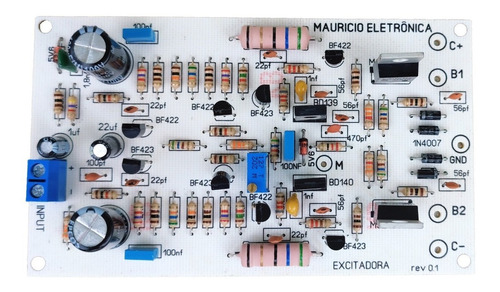 Placa Excitadora Tipo Estudio R Bx Montada,para Amplificador