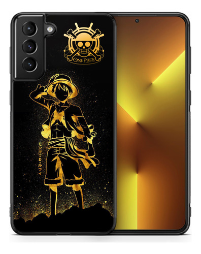 One Piece Luffy Golden Anime Funda Para Samsung Galaxy 