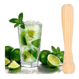 Socador De Caipirinha Madeira Macerador Pilão Drinks Cozinha