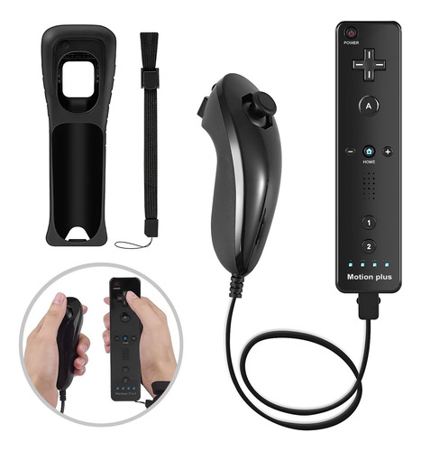 Control Para Nintendo Wii 2 En 1 Integrado Motion Plus