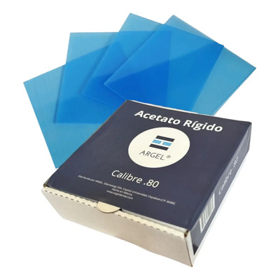 Acetato Dental Rígido Argel Transparente Calibre .80 | Envío gratis