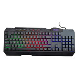 Combo Teclado Retroiluminado Rgb Mouse Alambrico Usb 2.0