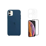 Kit Capinha +película3d + Película Câmera Para iPhone 11 Pro