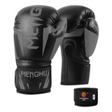 B Luvas De Boxe Com Alças De Apoio De Pulso Kick Boxing Muay