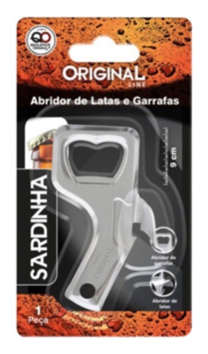 Abridor De Garrafa E Lata De Sardinha De Inox Para Cozinha