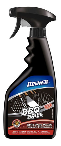 Limpiador Desengrasante Parrilla Asador Bbq 500ml Binner