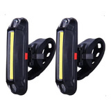 2x Lanterna Traseira Farol Led Luz Iluminação Bike Bicicleta