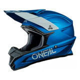 Casco Cross Oneal 1 Srs Azul Motocross Enduro