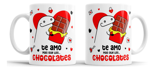 Taza 11oz Flork San Valentin Amor Y Amistad 1pz A Elegir 