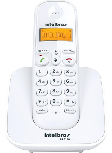 Telefone Sem Fio Ts3110 Branco Intelbras